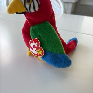 Ty Colorful Parrot Plush - Red, Green, Blue